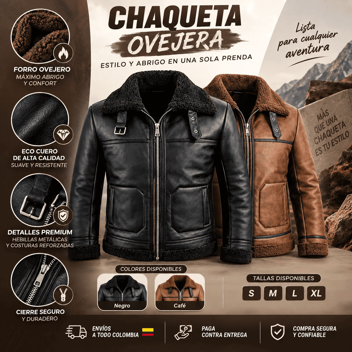 Chaqueta Ovejera clásica