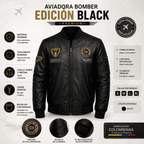 Chaqueta Aviadora Edicion Black